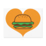 Hamburger lover post card
