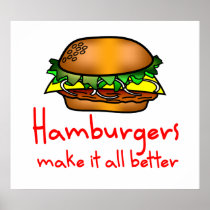 Hamburger Lover Posters
