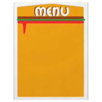 hamburger menu page flyer