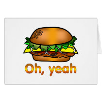Hamburger Oh, Yeah Cards
