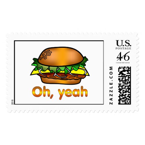 Hamburger Oh, Yeah stamp