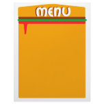 hamburger page not paper letterhead design