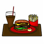 Hamburger Platter Photo Sculpture