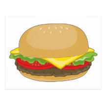 Hamburger Postcard