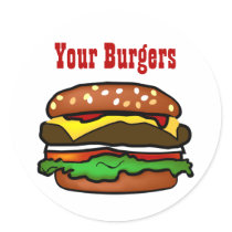 Hamburger Sticker