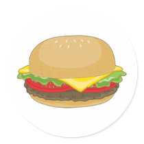 Hamburger Sticker