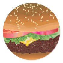 Hamburger stickers stickers