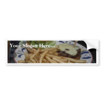 Hamburgers And Fries bumper stickers