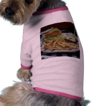 Hamburgers And Fries pet clothing