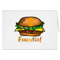 Hamburgers are Essential cards