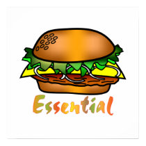Hamburgers are Essential posters