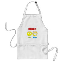 Hamburgers Before After Apron