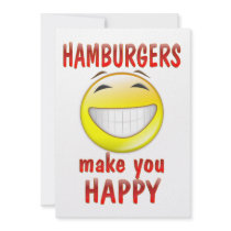 Hamburgers Make You Happy Announcements