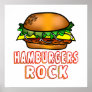 Hamburgers Rock Posters