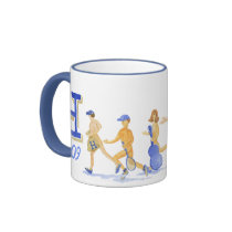 Hamilton College runners mugs by lesliezemsky Hamilton College runners mugs