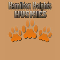 Hamilton Heights Huskie Paws t-shirts
