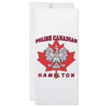 Hamilton Polish Canadian Leaf rack cards by PolishCanadian Hamilton Polish Canadian Leaf rack cards