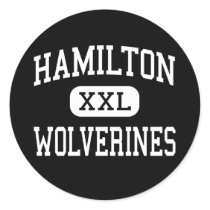 Hamilton - Wolverines - Junior - Long Beach stickers by customteamsportswear Hamilton - Wolverines - Junior - Long Beach stickers