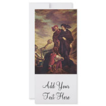 'Hamlet and Horatio in the Cemetary' Custom Rack Card