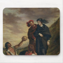 Hamlet and Horatio in the Cemetery Mousepad