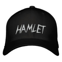 HAMLET embroidered hats by tyberius123 HAMLET embroidered hats