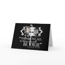 Hamlet "... own self be true ..." Quote cards