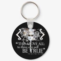 Hamlet "... own self be true ..." Quote keychains