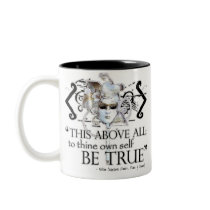 Hamlet "... own self be true ..." Quote mugs