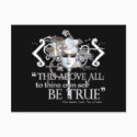 Hamlet "... own self be true ..." Quote postcards by shakespeareshoppe Hamlet "... own self be true ..." Quote postcards