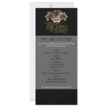 Hamlet Play Quote (Gold Version) Personalized Invitation