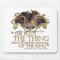 Hamlet Play Quote (Gold Version) Mouse Pad