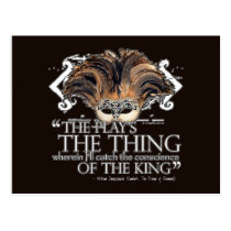 Hamlet Play Quote postcards