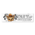 Hamlet "Speak the speech ..." Bumper Stickers