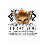 Hamlet "Speak the speech ..." Post Cards