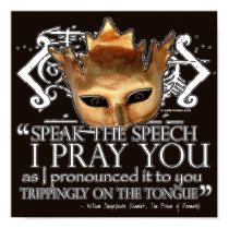 Hamlet "Speak the speech ..." posters