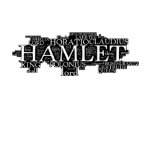 Hamlet Word Cloud t-shirts