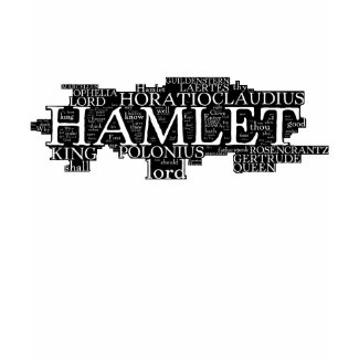 Hamlet Word Cloud shirt