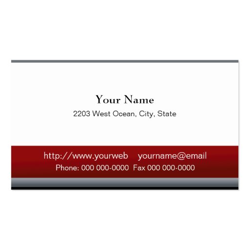 Hammer and paintbrush Business Card Template 2 (back side)