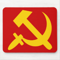 HAMMER AND SICKLE 1 mousepads
