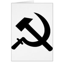 hammer and sickle icon cards