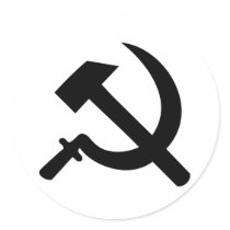 hammer and sickle icon stickers