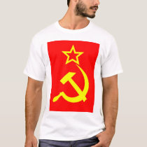 hammer and sickle  t-shirts