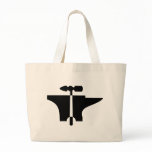 Hammer anvil anvil tote bag