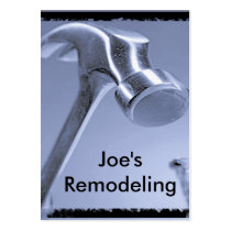 hammer business card business cards