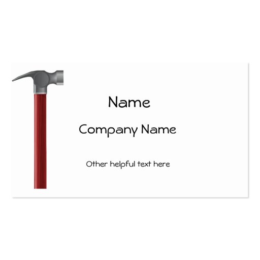 Hammer Business Card