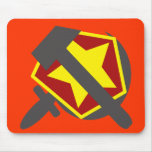 HAMMER, SICKLE AND STAR MOUSE MATS
