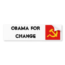 Hammer_sickle_clean, Obama for Change bumper stickers by bobsinard Hammer_sickle_clean, Obama for Change bumper stickers