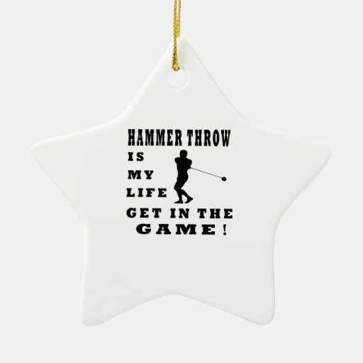 Hammer Throw Is My Life Christmas Tree Ornament