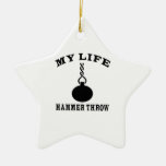 Hammer Throw My Life Christmas Tree Ornament
