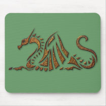 Hammered Rust Dragon mousepads